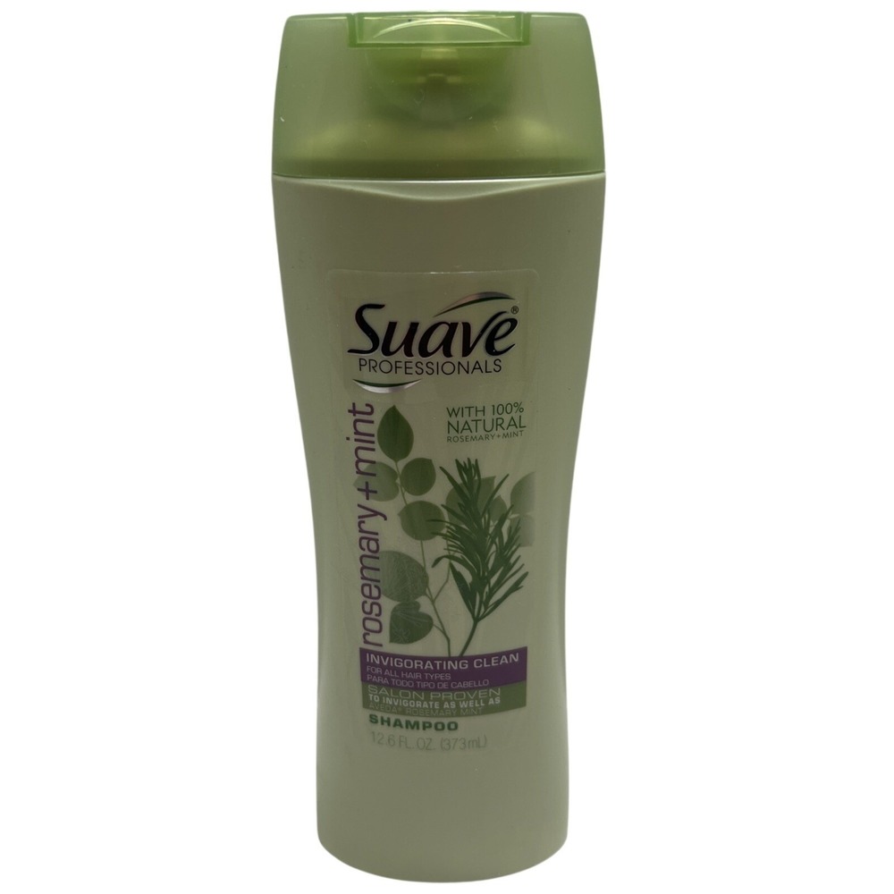 Vtg‎ Suave Professionals Rosemary & Mint Invigorating Clean Shampoo 12.6 fl oz